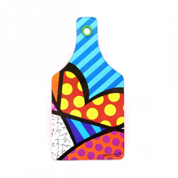 Tagliere in vetro Cuore BRITTO